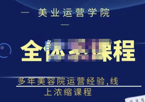 网红美容院全套营销落地课程，多年美容院运营经验，线上浓缩课程-诸葛网创