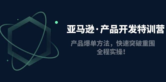 亚马逊·产品开发特训营：产品爆单方法，快速突破重围，全程实操-诸葛网创