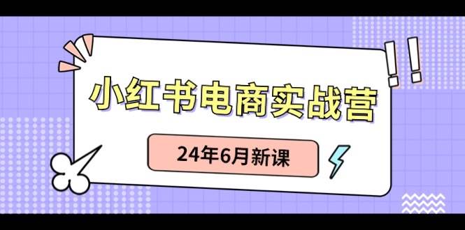 小红书电商实战营：小红书笔记带货和无人直播，24年6月新课-诸葛网创